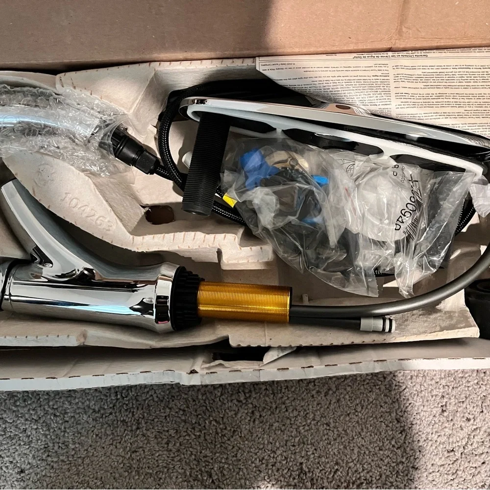 VR Accessory with Silver and Gold Finish
